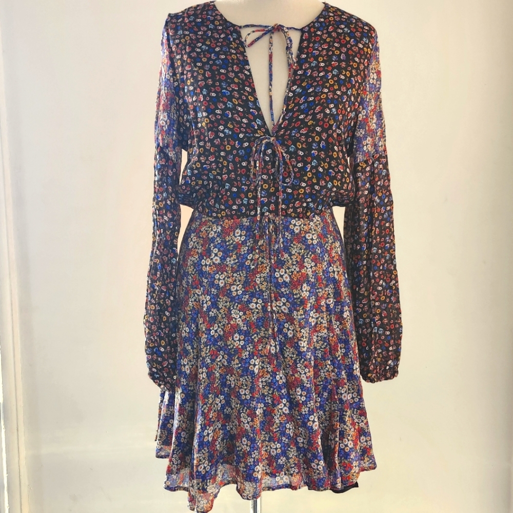 Mango MNG Women's Multicolor Floral Dress